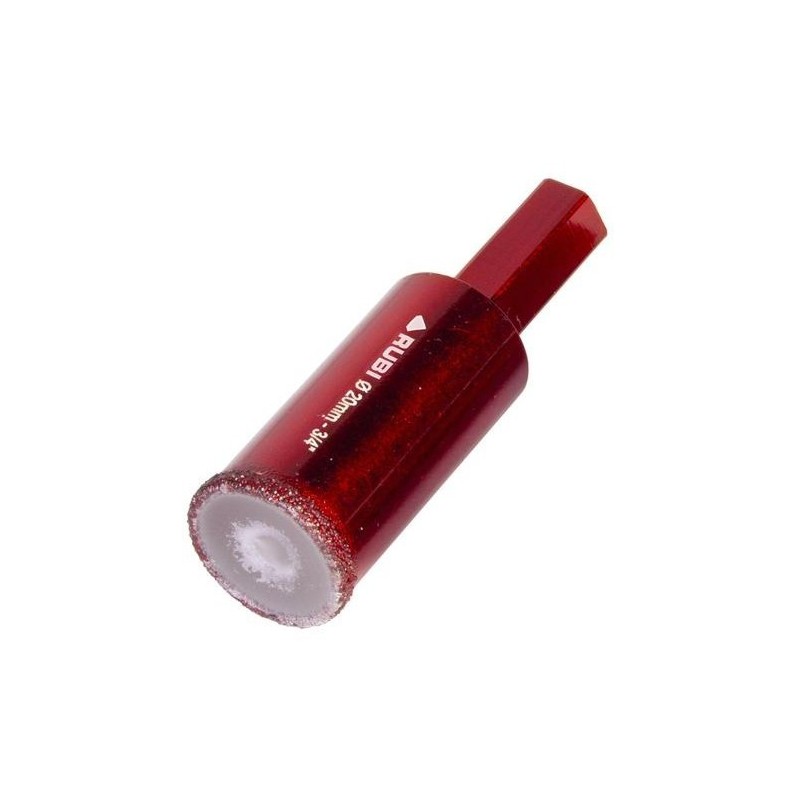 Carota diamantata pt. portelan, placi ceramice DryGres4Drill 20mm - RUBI-5929