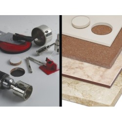 Carota diamantata pt. portelan, placi ceramice EasyGres 55mm - RUBI-5967