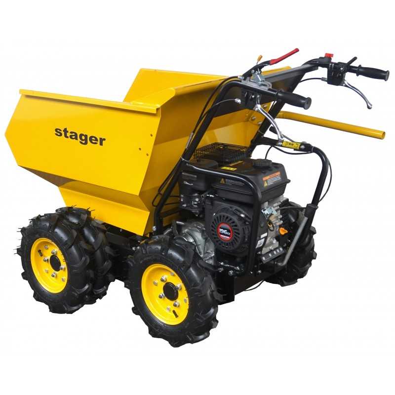 Stager RMT500 roaba cu motor termic 6.5CP, 500kg, 6 roti