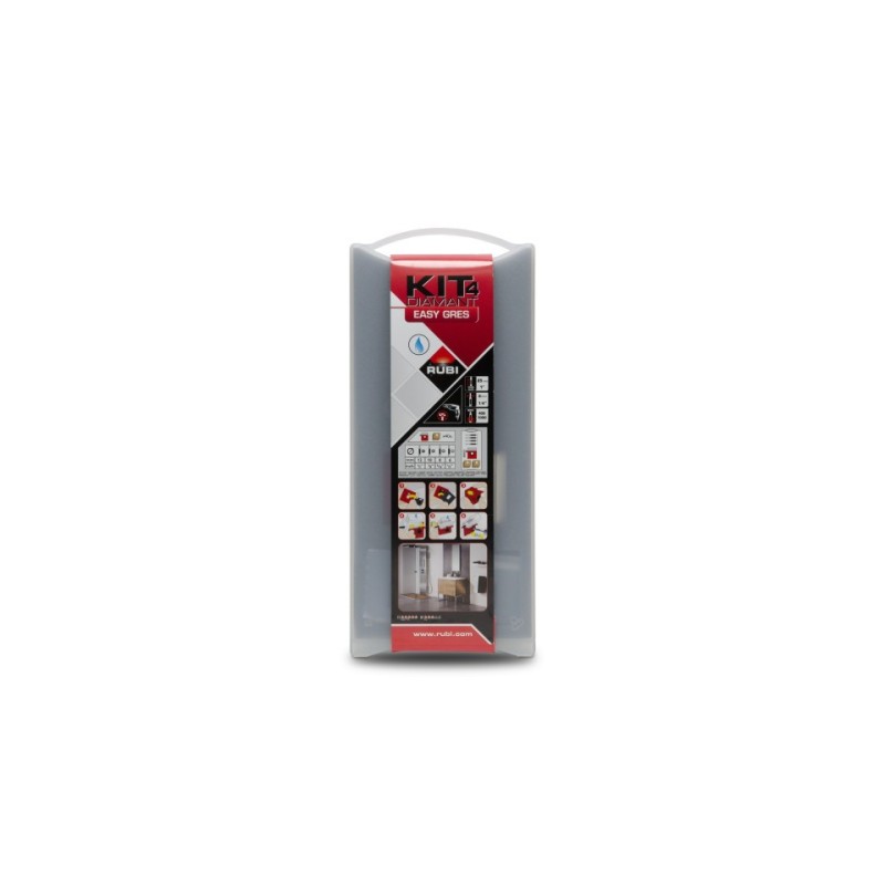 Kit carote diamantate EasyGres 6, 8, 10, 12mm, 4 buc. - RUBI-4904