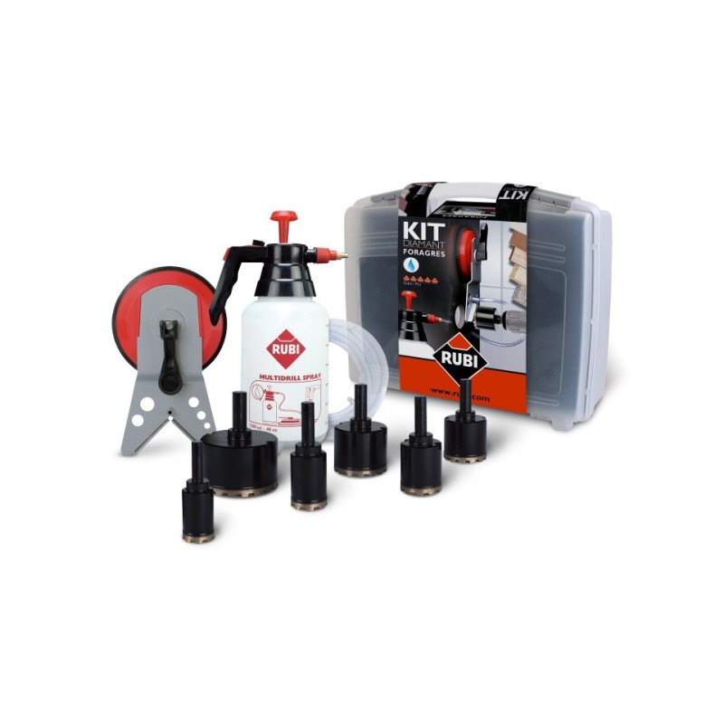 Kit carote diamantate ForaGres 20, 28, 35, 43, 50, 68mm, 6buc. - RUBI-50903 Kit carote diamantate ForaGres 20, 28, 35, 43, 50, 68mm, 6buc. - RUBI-50903