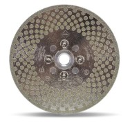 Disc diamantat galvanizat pt. taiat si slefuit 115mm, ECD 115 2in1 SuperPro - RUBI-31964