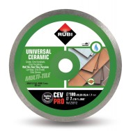 Disc diamantat pt. gresie si faianta 180mm, CEV 180 Pro - RUBI-25912