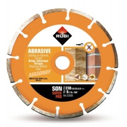 Disc diamantat pt. materiale abrazive 230mm, SON 230 SuperPro - RUBI-32908