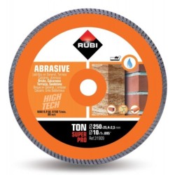 Disc diamantat pt. materiale abrazive 250mm, TON 250 SuperPro - RUBI-31909
