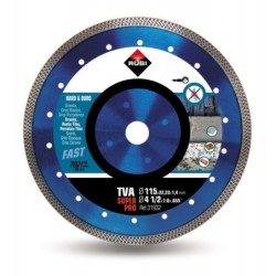 Disc diamantat pt. materiale foarte dure 115mm, TVA 115 SuperPro - RUBI-31932
