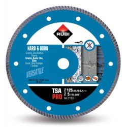 Disc diamantat pt. materiale foarte dure 125mm, TSA 125 Pro - RUBI-31953