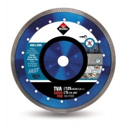 Disc diamantat pt. materiale foarte dure 125mm, TVA 125 SuperPro - RUBI-31933