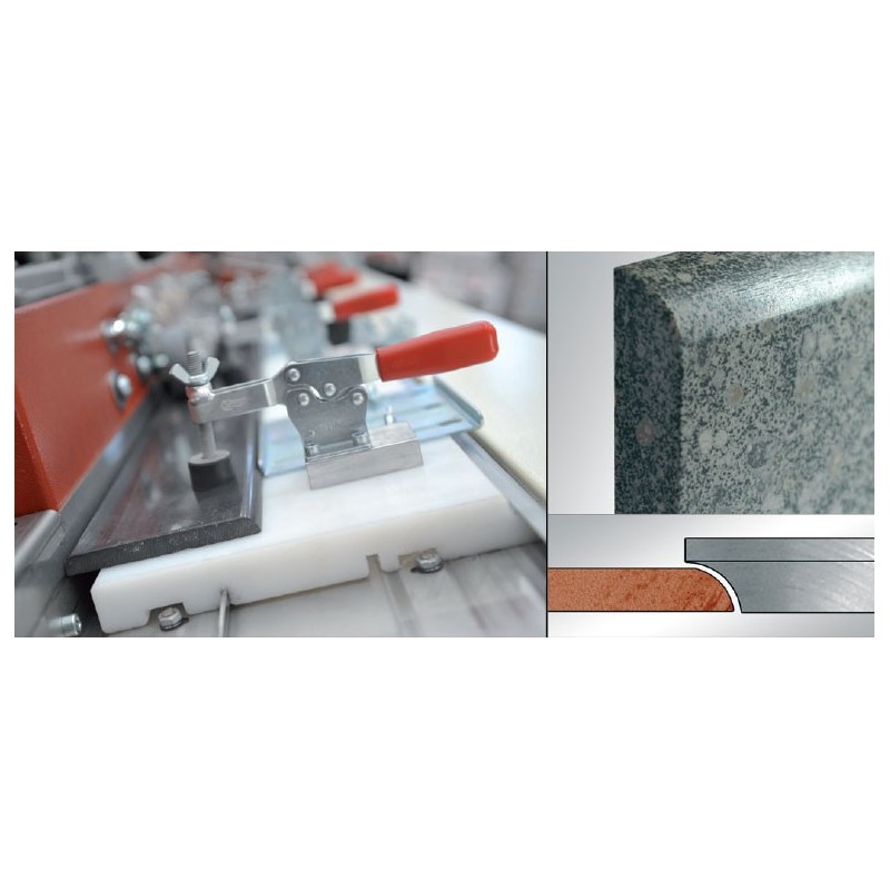 Masina de frezat gresie, faianta, placi 120cm, 1.1kW, Bi-Bull Dog ADV Autom. - Raimondi-428AUT230