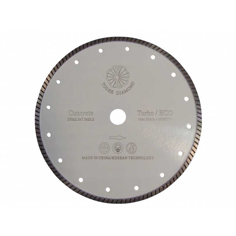 Tudee 115x22.2mm, Disc diamantat debitare beton dur
