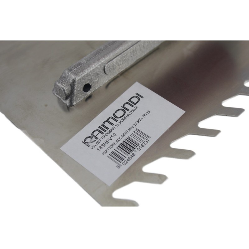 Gletiera inclinata 280 x 130 mm, 10mm - Raimondi-183HFV10