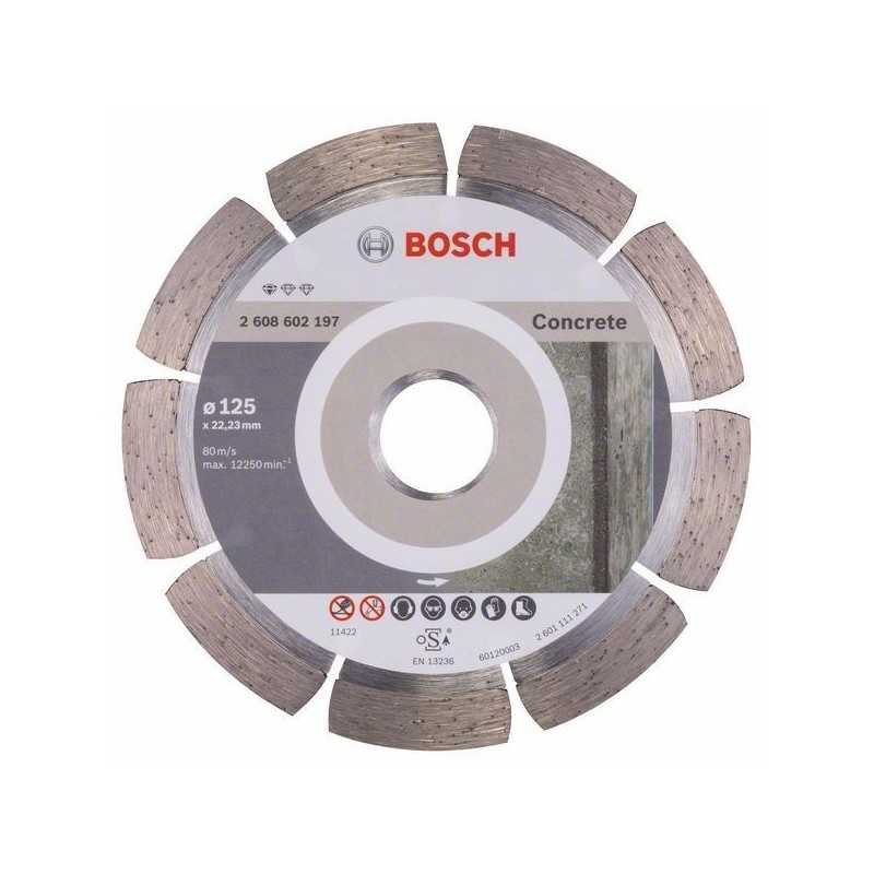 Bosch Disc diamantat Standard for Concrete 125x22,23x1.6x10mm