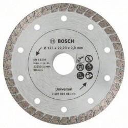 Bosch Disc de taiere diamantat Turbo 125mm