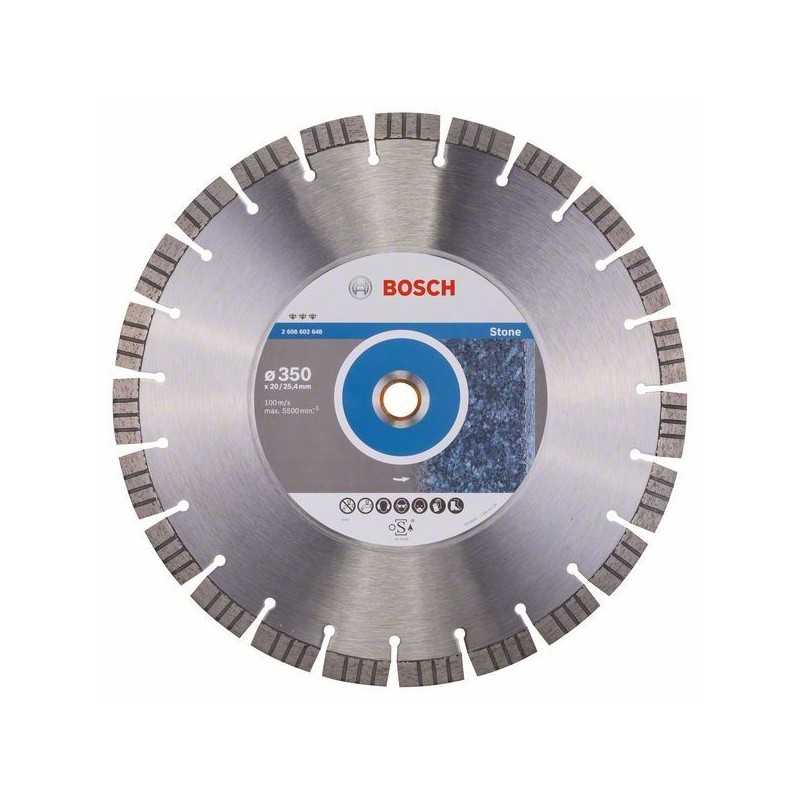 Bosch Disc diamantat Best pentru piatra 350x20.00+25.40x3.2mm
