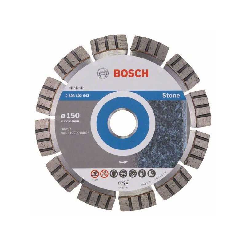 Bosch Disc diamantat Best for Stone 150x22.23x2.4x12mm