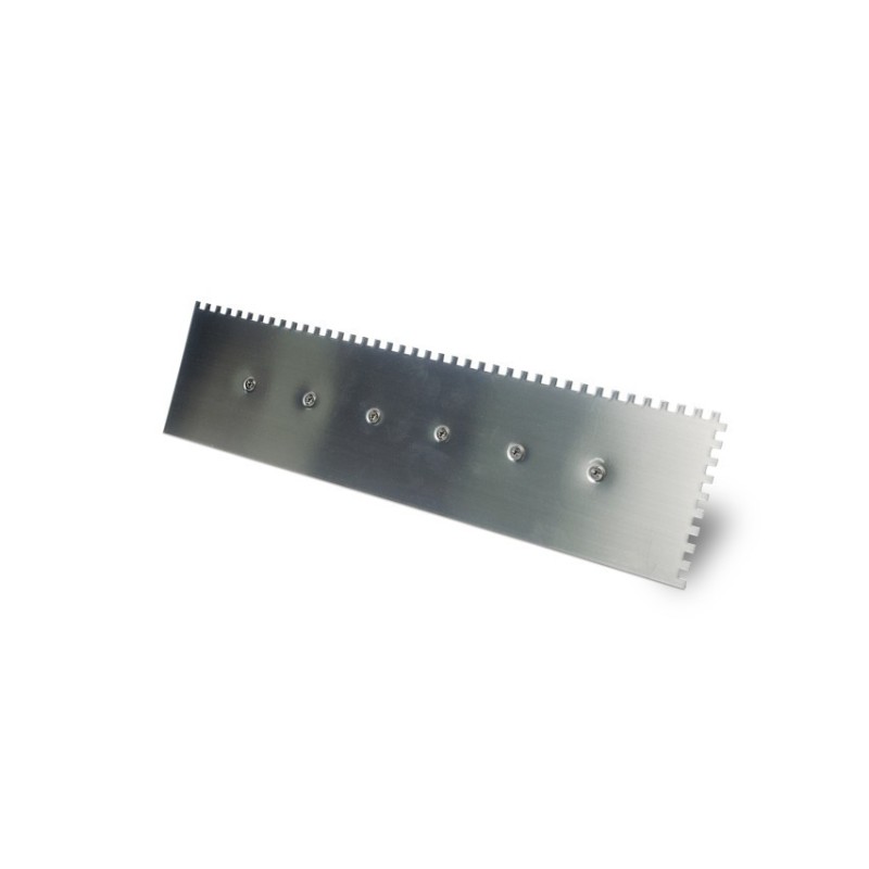 Gletiera dintata cu maner din lemn 48cm, 6mm - RUBI-65958