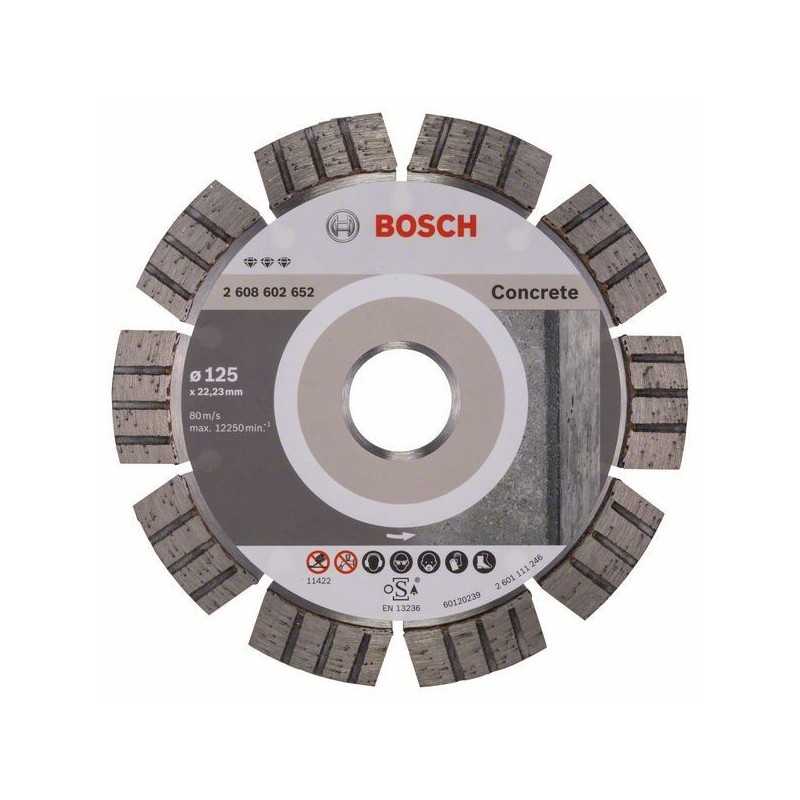 Bosch Disc diamantat Best for Concrete 125x22.23x2.2x12mm