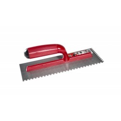 Gletiera dintata cu maner plastic 28cm, 6mm - RUBI-25903