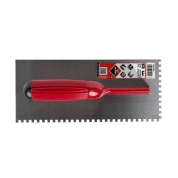 Gletiera dintata cu maner plastic 28cm, 6mm - RUBI-25903