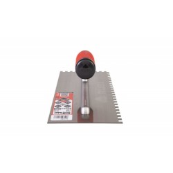 Gletiera dintata cu maner Rubiflex 28cm, 6mm - RUBI-74938 Gletiera dintata cu maner Rubiflex 28cm, 6mm - RUBI-74938