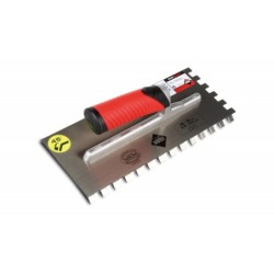 Gletiera dintata MRA 45° cu maner Rubiflex 28cm, 10mm - RUBI-75948