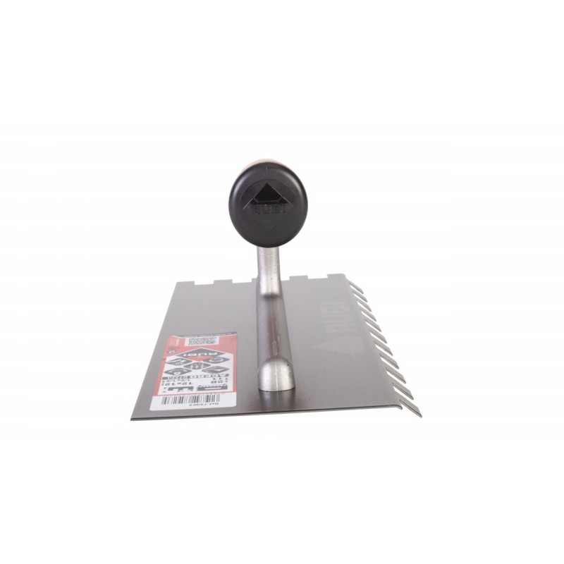 Gletiera dintata MRA 45° cu maner Rubiflex 28cm, 12mm - RUBI-75923