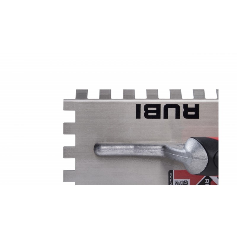 Gletiera dintata MRA 45° cu maner Rubiflex 28cm, 12mm - RUBI-75923