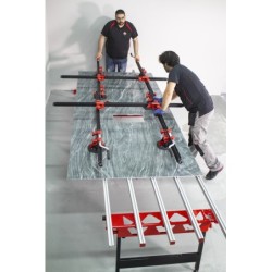 Masa de lucru SLAB pt. placi ceramice de dimensiuni mari, 180cm, 250kg - RUBI-18935