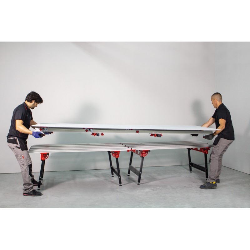 Masa de lucru SLAB pt. placi ceramice de dimensiuni mari, 180cm, 250kg - RUBI-18935