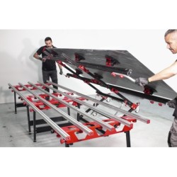 Masa de lucru SLAB pt. placi ceramice de dimensiuni mari, 180cm, 250kg - RUBI-18935