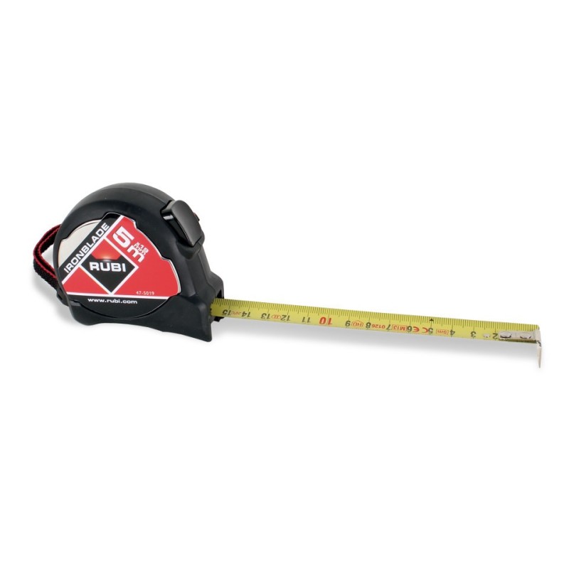 Ruleta metalica 5m x 25mm, marcaj dublu - RUBI-75909