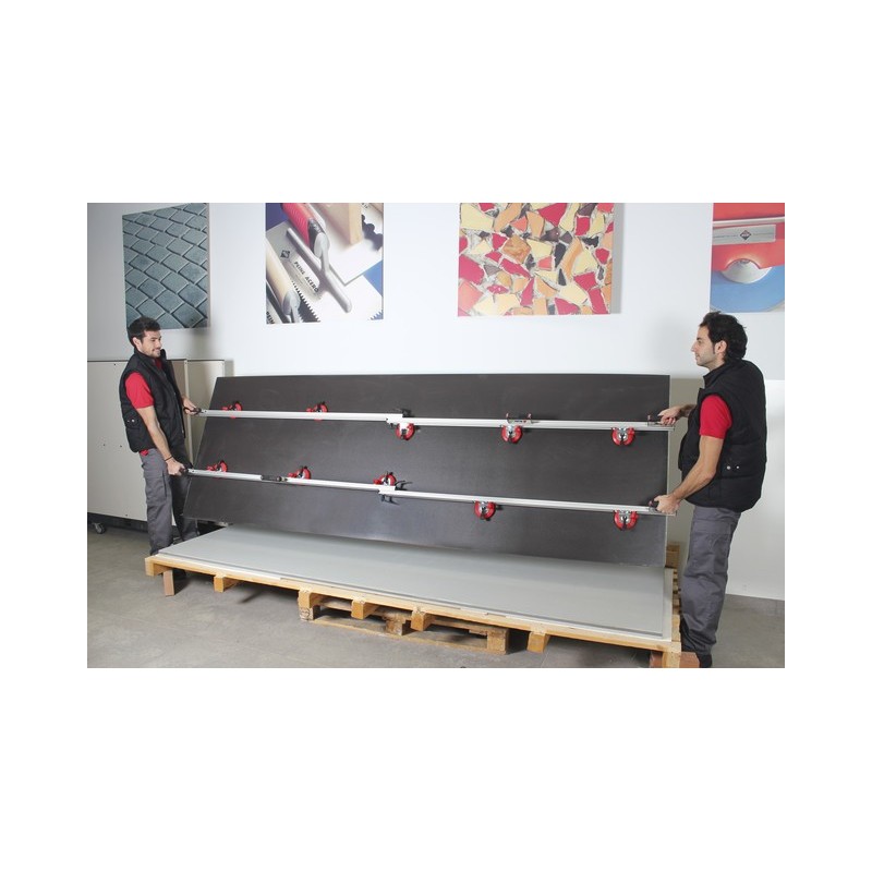 Sistem de transport cu ventuze pt. placi de dimensiuni mari, 320cm, 60kg, Slim Easy Trans - RUBI-18910