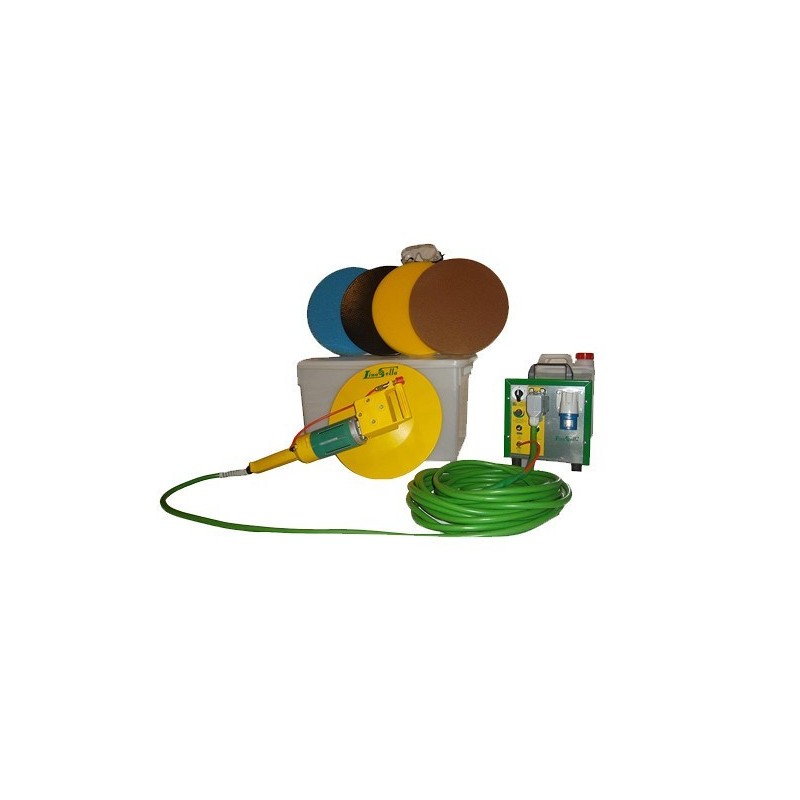 Drisca electrica - Finisare umeda tencuieli si gleturi mecanizate, pompa de apa incorporata + cutie de accesorii - LS-SV18