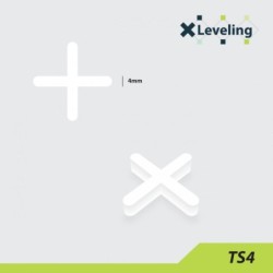 Distantiere ( Cruciulite ) pt. placi - gresie si faianta - Rost 4 mm - 500 buc - XLEV-TS4-500