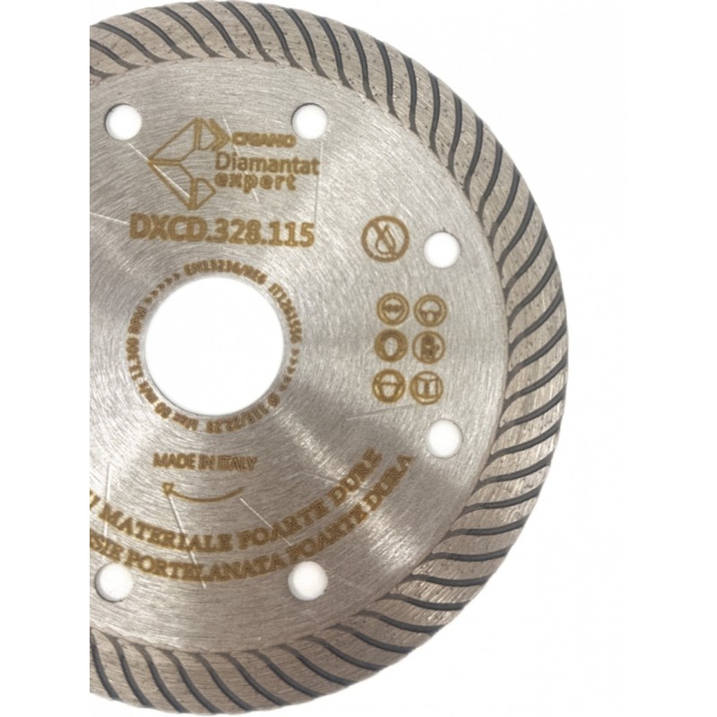 Disc DiamantatExpert pt. Portelan dur, Placi ceramice dure 115x22.2 (mm) Ultra Premium - DXCD.CD.328.115