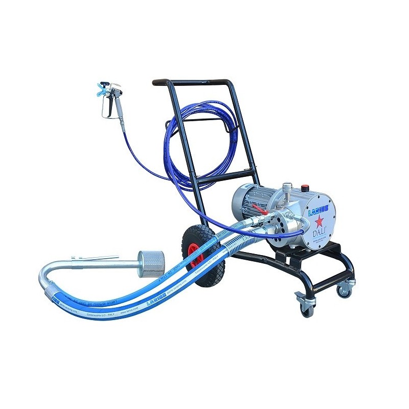 Pompa de vopsit / zugravit AIRLESS Profesionala cu Carucior - Completa Echipata - 4L/min - Larius Dali Pompa de vopsit / zugravit AIRLESS Profesionala cu Carucior - Completa Echipata - 4L/min - Larius Dali