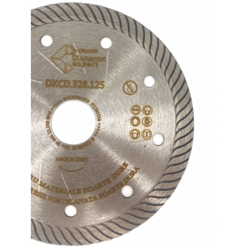 Disc DiamantatExpert pt. Portelan dur, Placi ceramice dure 125x22.2 (mm) Ultra Premium - DXCD.CD.328.125