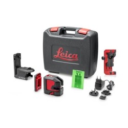 Nivela Laser Verde cu linii in cruce si punct, Lino L2P5G - Li-Ion - TWIST360 - UAL130 - Leica-864435