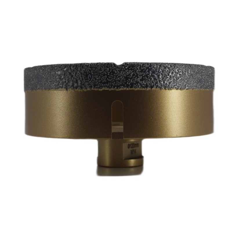 Carota diamantata pt. gresie portelanata & piatra - diam. 120mm - Premium - DXDY.GOLDrill.120