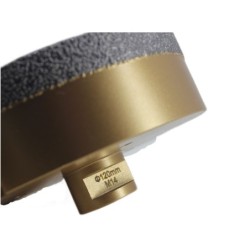 Carota diamantata pt. gresie portelanata & piatra - diam. 120mm - Premium - DXDY.GOLDrill.120