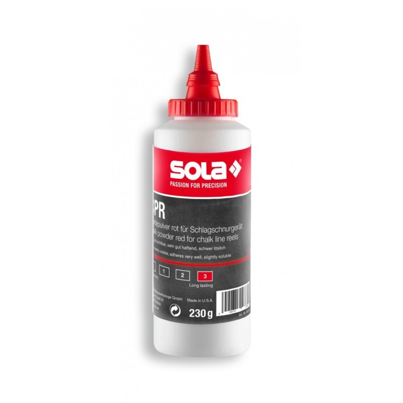 Creta de marcare pt. aparate de trasare cu sfoara, rosu CPR, 230gr - Sola-66152101
