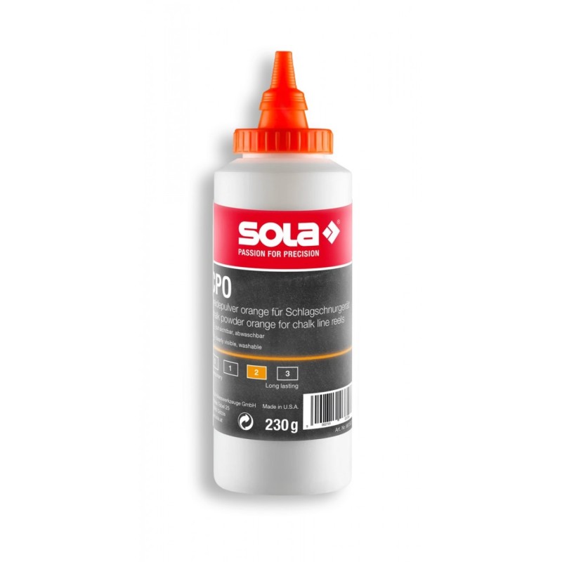 Creta de marcare pt. aparate de trasare cu sfoara, portocaliu CPO, 230gr - Sola-66152701