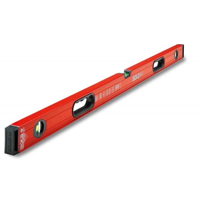 Nivelă cu bula ( Boloboc ) cu profil tubular, 120cm Big RED 3 120 - Sola-01219401