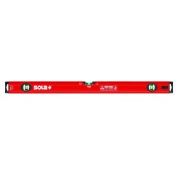 Nivelă cu bula ( Boloboc ) cu profil tubular, 80cm RED 3 80 - Sola-01215101