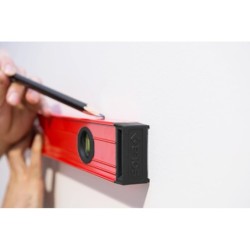 Nivelă cu bula ( Boloboc ) cu profil tubular, 100cm RED 3 100 - Sola-01215301
