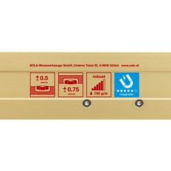 Nivelă cu bula (Boloboc magnetic) cu profil tubular, 100cm AZM 3 100 - Sola-01823301
