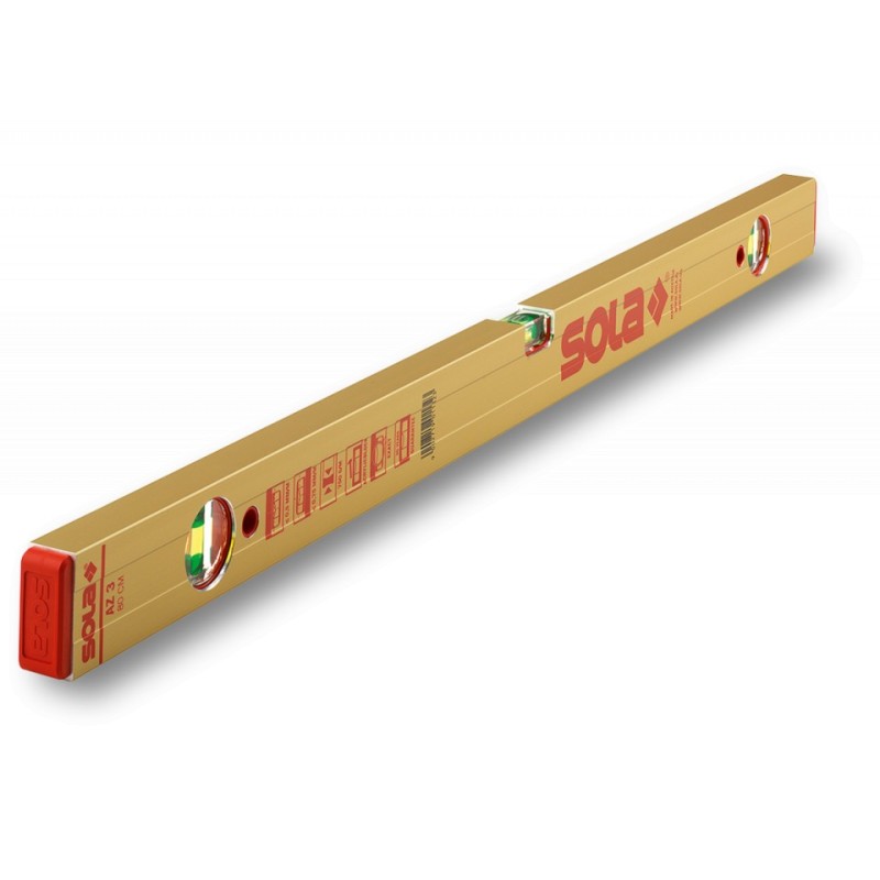 Nivelă cu bula ( Boloboc ) cu profil tubular, 100cm AZ 3 100 - Sola-01169301