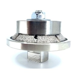 Freza Diamantata Bizot 45 grade - Inaltime 5mm pt. Marmura, Granit si Gresie - DXDY.BVL.H5D65