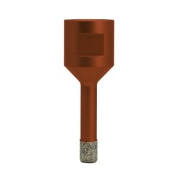 Carota diamantata pt. gresie portelanata & piatra - diam. 6mm -cu ceara- Profesional Standard - DXDY.REDrill.06