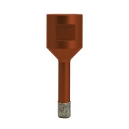 Carota diamantata pt. gresie portelanata & piatra - diam. 6mm -cu ceara- Profesional Standard - DXDY.REDrill.06